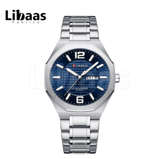 CURREN Men's Watch Stainless Steel Water Resist Quartz - Libaas Fabrics