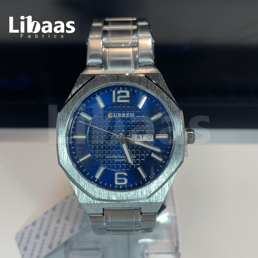 CURREN Men's Watch Stainless Steel Water Resist Quartz - Libaas Fabrics