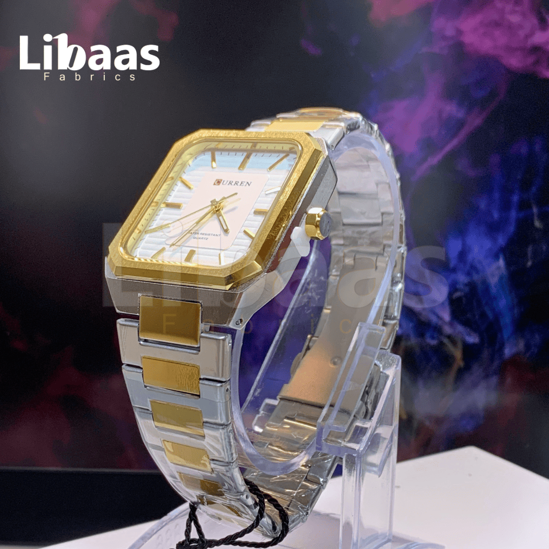 CURREN Men's Watch Stainless Steel Water Resist Quartz - Libaas Fabrics
