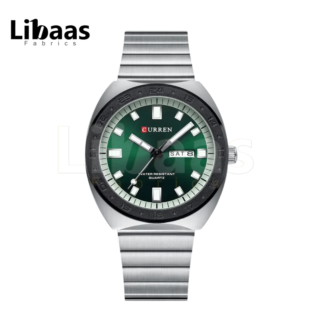 Curren Premium Men's QUARTZ Water Resistant Watch - Libaas Fabrics