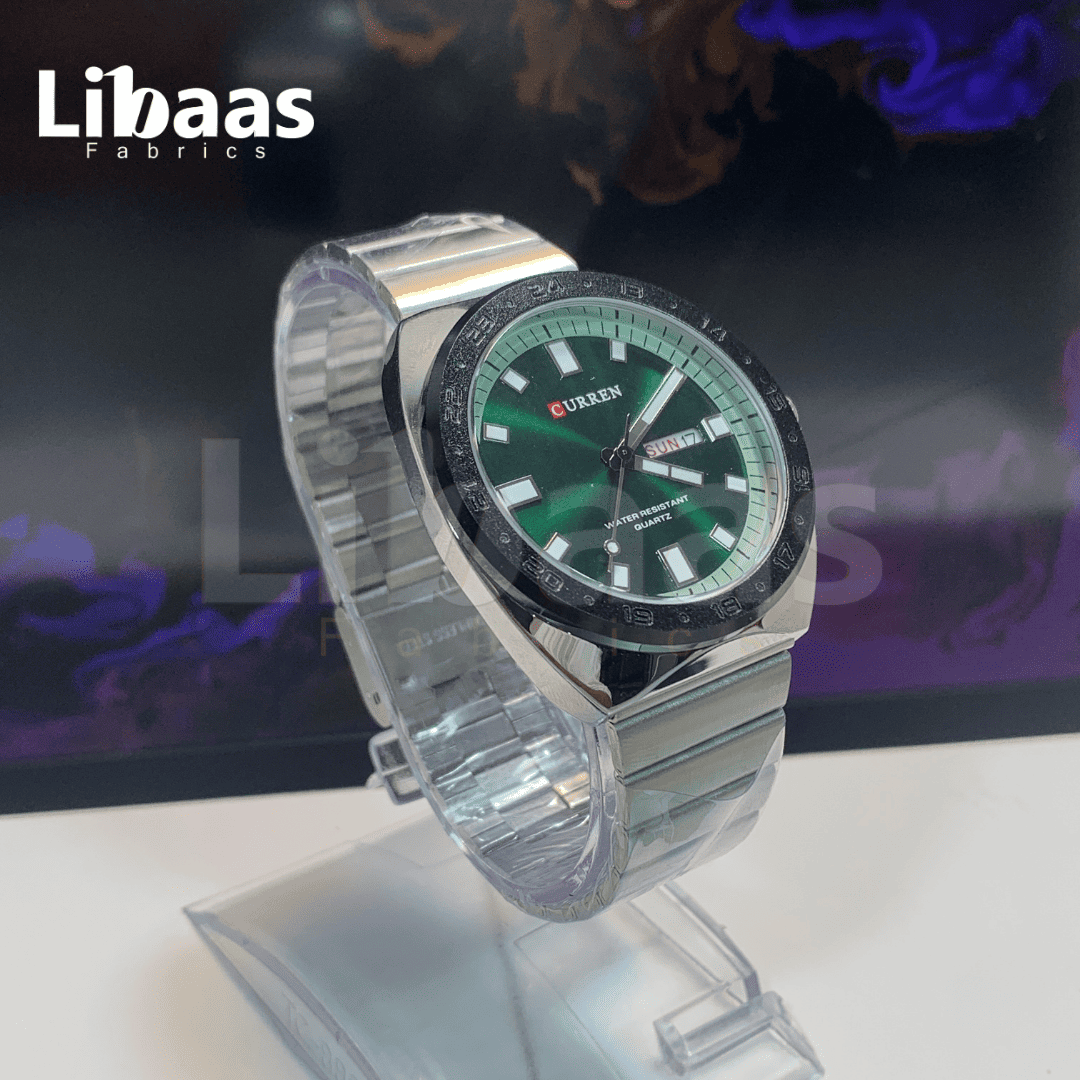 Curren Premium Men's QUARTZ Water Resistant Watch - Libaas Fabrics