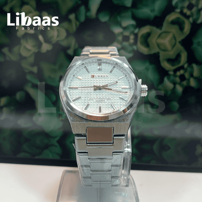 CURREN QUARTZ WATER RESISTANT MENS WATCH - Libaas Fabrics