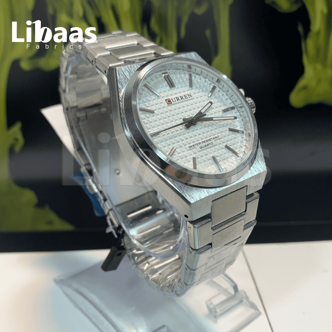 CURREN QUARTZ WATER RESISTANT MENS WATCH - Libaas Fabrics