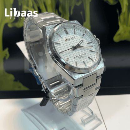 CURREN QUARTZ WATER RESISTANT MENS WATCH - Libaas Fabrics