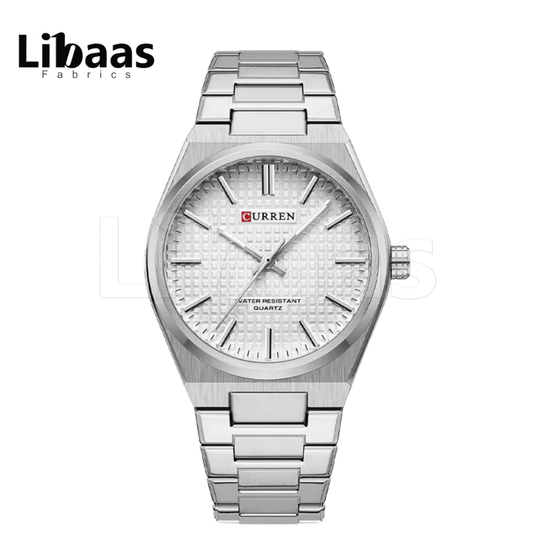CURREN QUARTZ WATER RESISTANT MENS WATCH - Libaas Fabrics