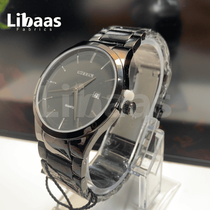 CURRENT PREMIUM MEN'S QURTZ STAINLESS STEEL - Libaas Fabrics