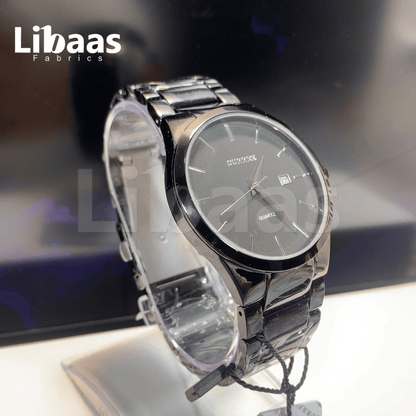 CURRENT PREMIUM MEN'S QURTZ STAINLESS STEEL - Libaas Fabrics