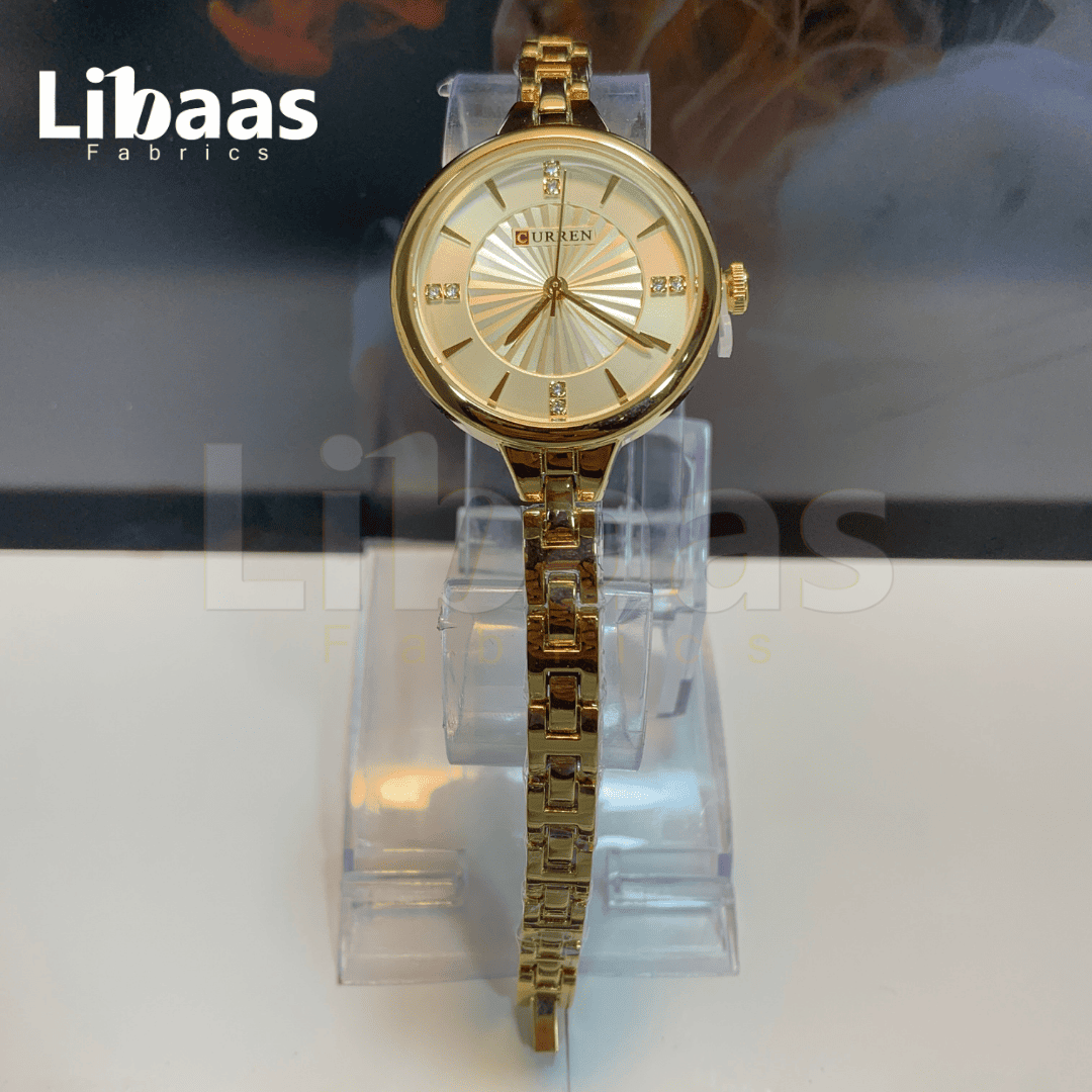 CURRENT WOMEN'S ELEGANCE STAINLESS STEEL WATCH - Libaas Fabrics
