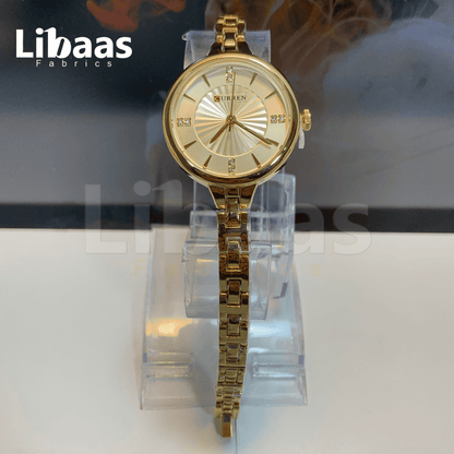 CURRENT WOMEN'S ELEGANCE STAINLESS STEEL WATCH - Libaas Fabrics