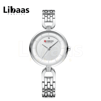 CURRENT WOMEN'S ELEGANCE STAINLESS STEEL WATCH - Libaas Fabrics