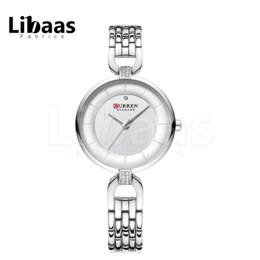 CURRENT WOMEN'S ELEGANCE STAINLESS STEEL WATCH - Libaas Fabrics