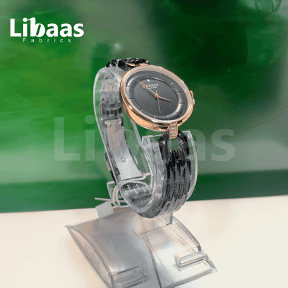CURRENT WOMEN'S ELEGANCE STAINLESS STEEL WATCH - Libaas Fabrics