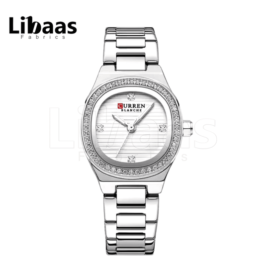CURRENT WOMEN'S ELEGANCE STAINLESS STEEL WATCH - Libaas Fabrics