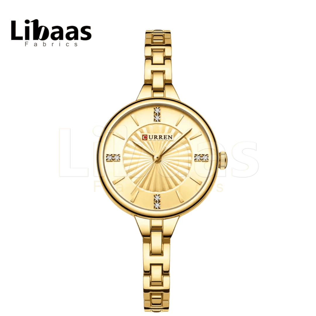 CURRENT WOMEN'S ELEGANCE STAINLESS STEEL WATCH - Libaas Fabrics