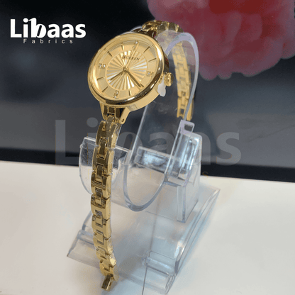 CURRENT WOMEN'S ELEGANCE STAINLESS STEEL WATCH - Libaas Fabrics