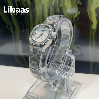 CURRENT WOMEN'S ELEGANCE STAINLESS STEEL WATCH - Libaas Fabrics