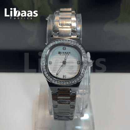 CURRENT WOMEN'S ELEGANCE STAINLESS STEEL WATCH - Libaas Fabrics