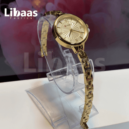 CURRENT WOMEN'S ELEGANCE STAINLESS STEEL WATCH - Libaas Fabrics