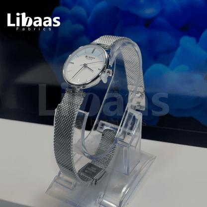 CURRENT WOMEN'S PREMIUM STAINLESS STEEL WATCH - Libaas Fabrics
