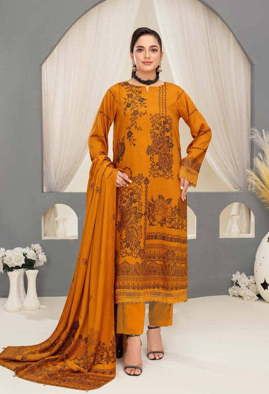 GULL - E - RUKH – Doria Viscose Jacquard Broshia Collection (Unstitched) - Libaas Fabrics