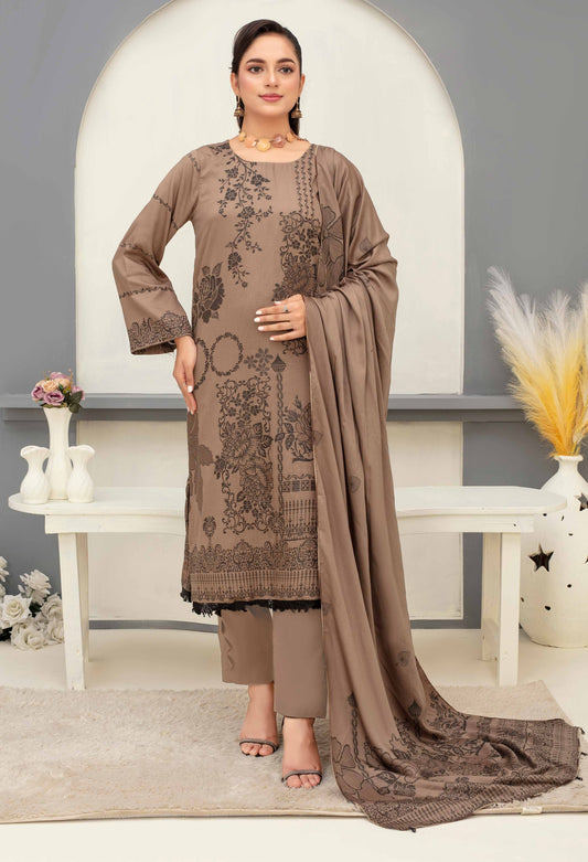 GULL - E - RUKH – Doria Viscose Jacquard Broshia Collection (Unstitched) - Libaas Fabrics