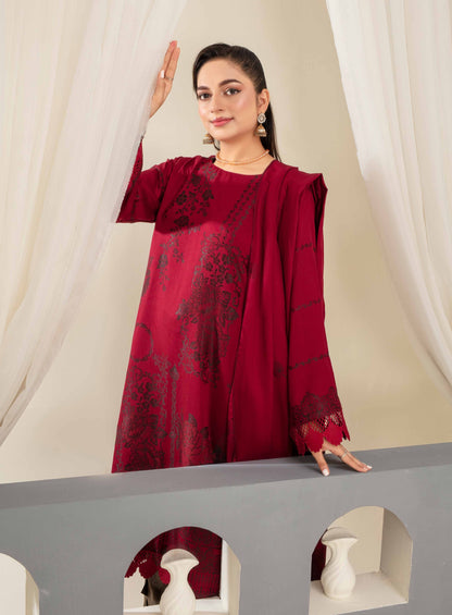 GULL - E - RUKH – Doria Viscose Jacquard Broshia Collection (Unstitched) - Libaas Fabrics