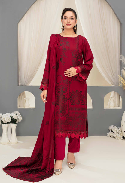 GULL - E - RUKH – Doria Viscose Jacquard Broshia Collection (Unstitched) - Libaas Fabrics