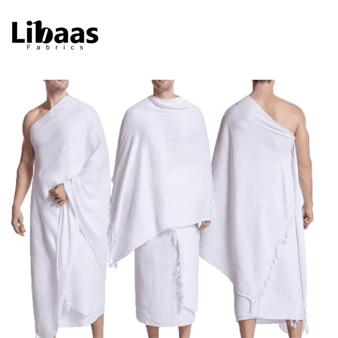 Hajj and Umrah Ehram/ihram With Free Cotton Ihram Belt - Libaas Fabrics