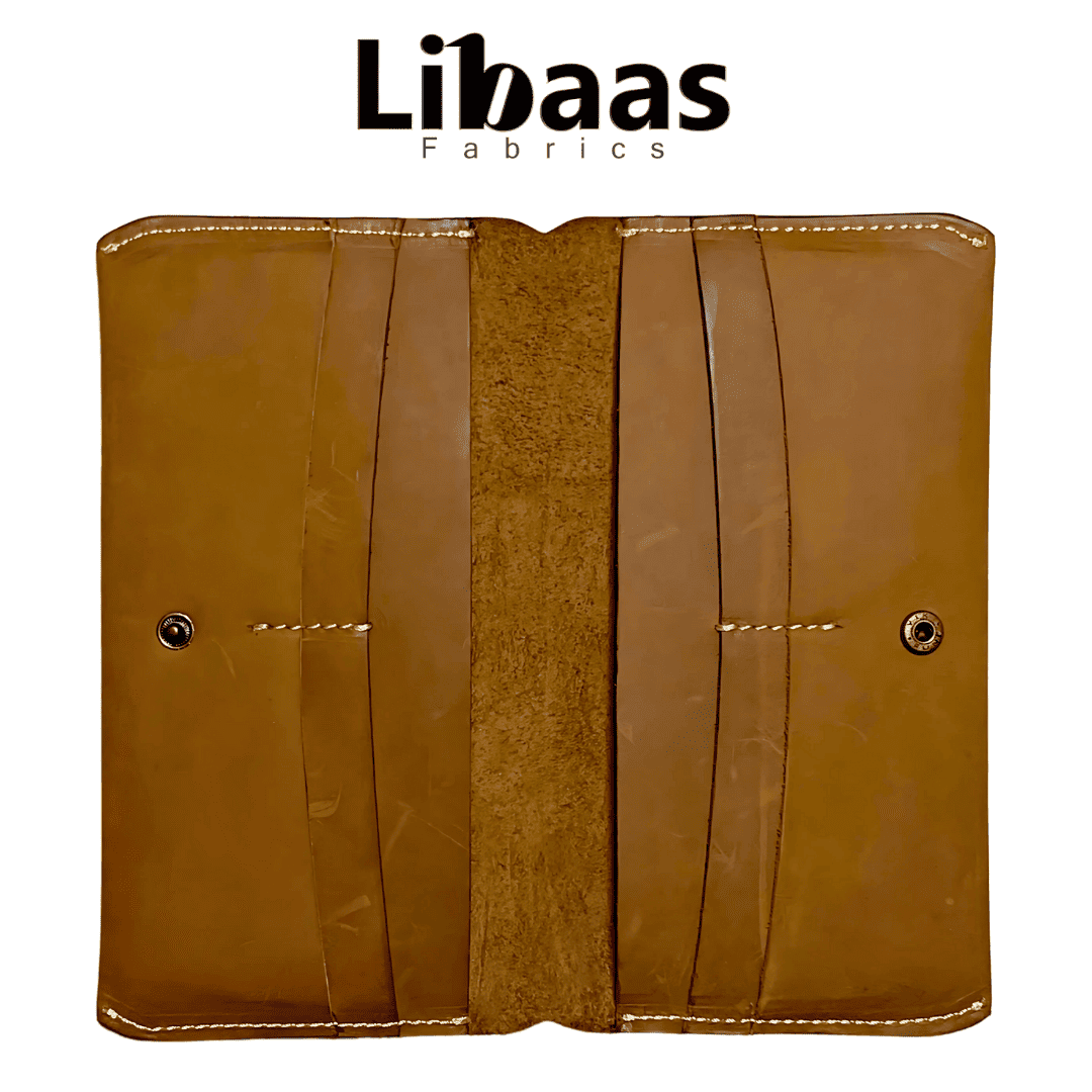 Handmade Full Crazy Horse Leather Wallet – Tan Brown - Libaas Fabrics