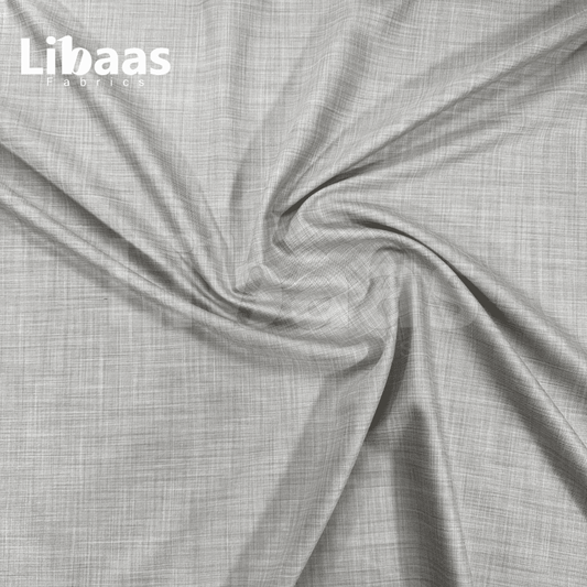 Imported Suiting Platinum Grey Check High Twist Blend – England Fashion ( Dormeuil Premium) - Libaas Fabrics