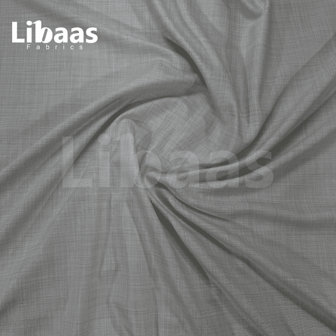 Imported Suiting Ultimate High Twist Blend – Mist Gray (Dormueil Premium) - Libaas Fabrics