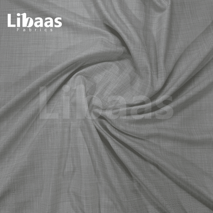 Imported Suiting Ultimate High Twist Blend – Mist Gray (Dormueil Premium) - Libaas Fabrics