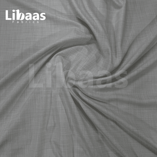 Imported Suiting Ultimate High Twist Blend – Mist Gray (Dormueil Premium) - Libaas Fabrics