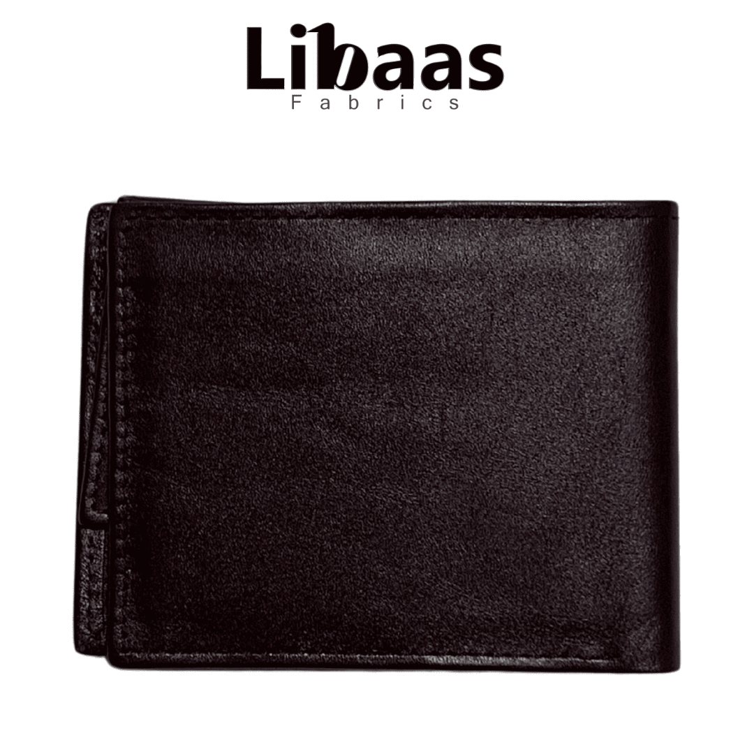 JG Design Premium Men's Wallet – Dark Brown - Libaas Fabrics