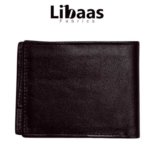JG Design Premium Men's Wallet – Dark Brown - Libaas Fabrics