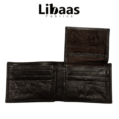 JG Design Premium Men's Wallet – Rustic Brown - Libaas Fabrics