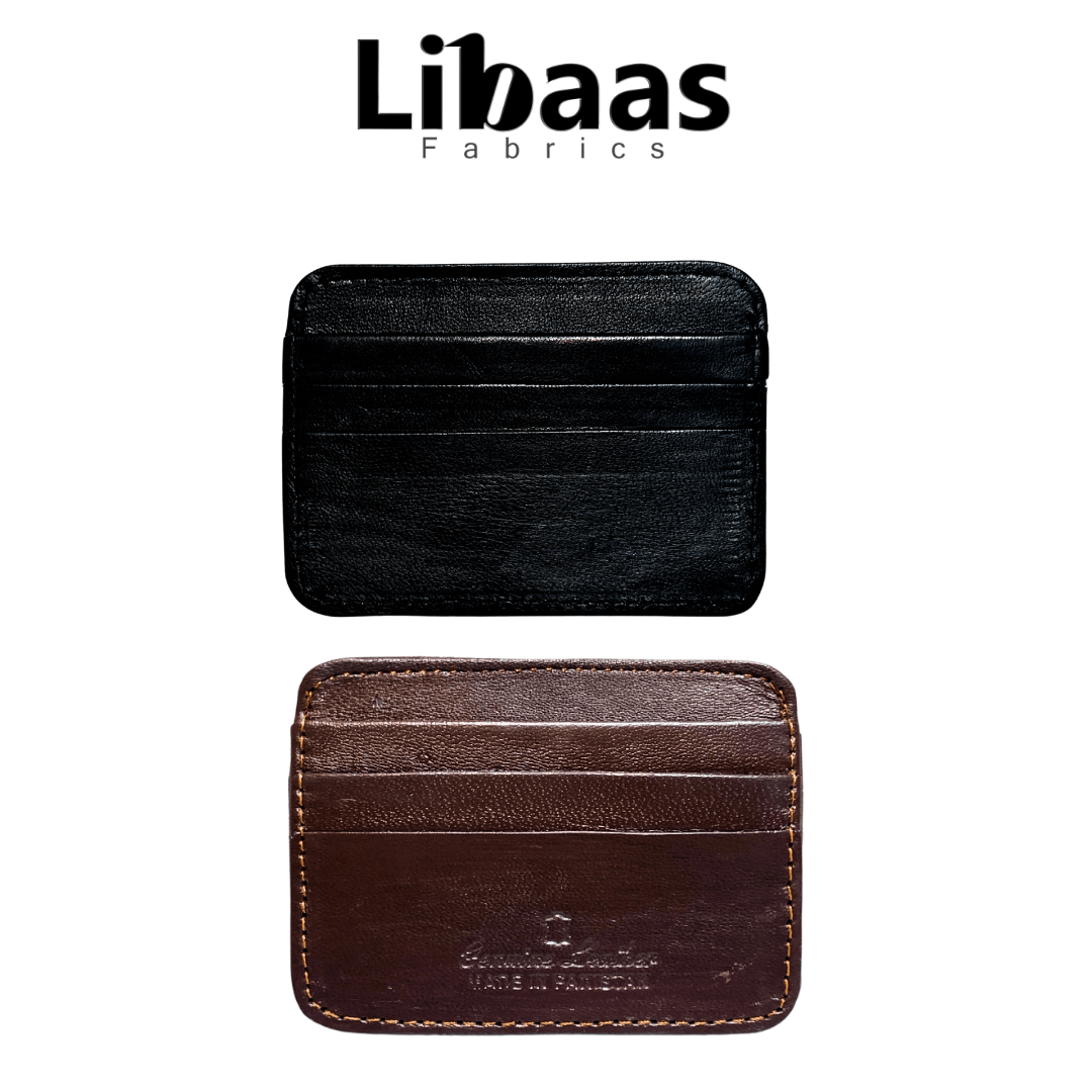 Leather Card Holder Set – Pack of 2 - Libaas Fabrics