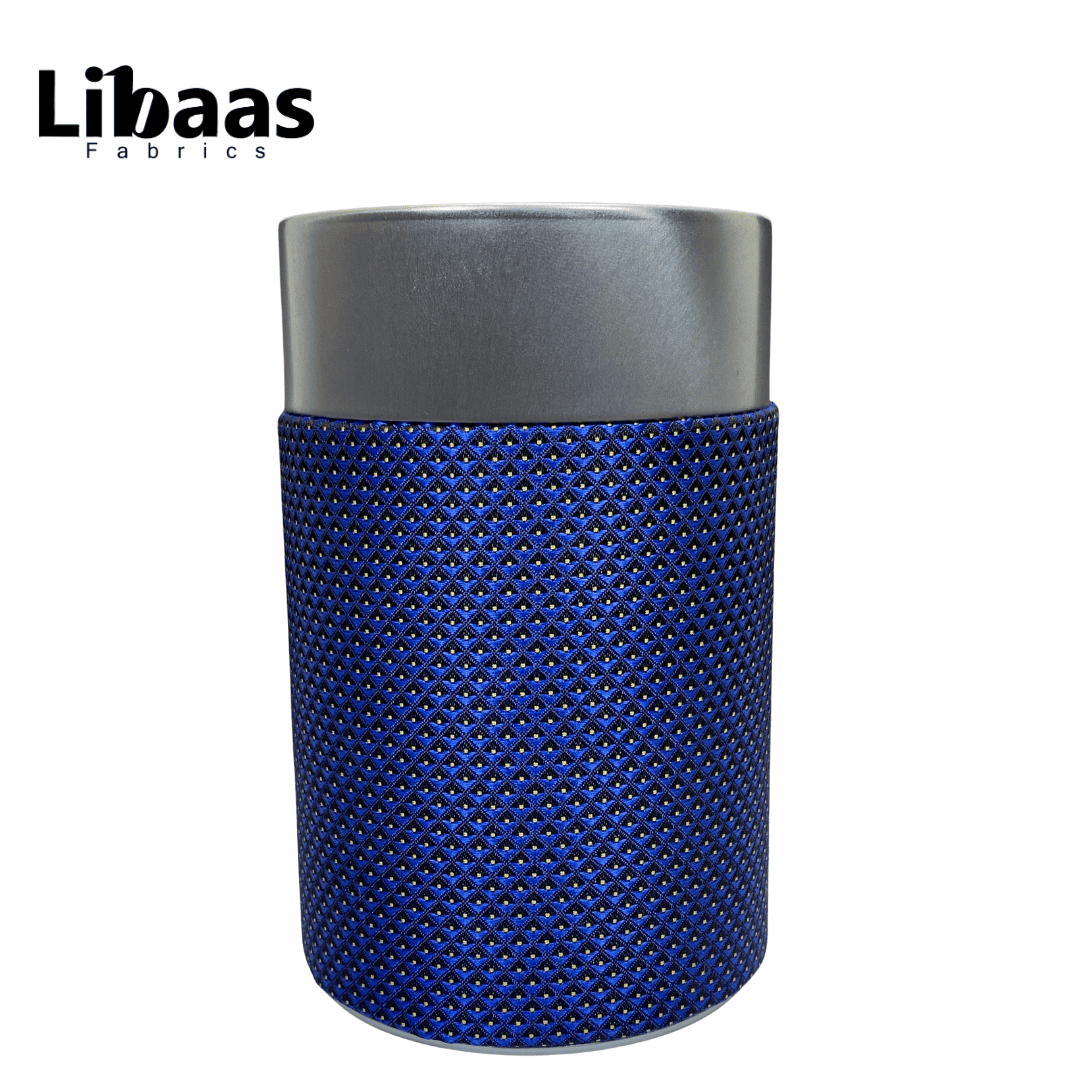 Luxury 3 - Piece Tie Set – Midnight Blue with Micro Dot Pattern - Libaas Fabrics