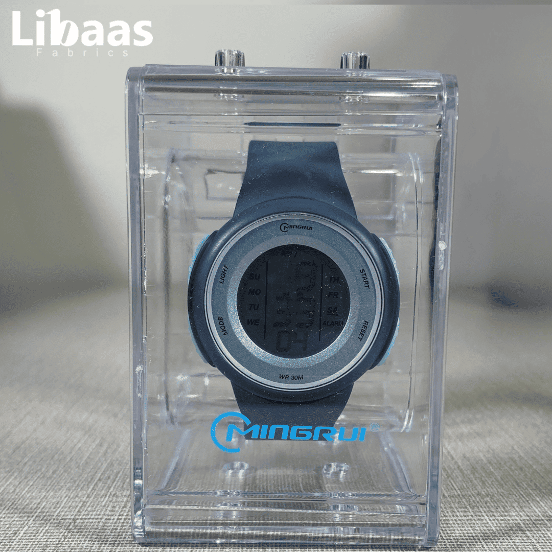 Navy Blue Digital Watch - Libaas Fabrics