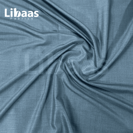 Petrol Blue Matte High Twist Blend – England Fashion (Dormeuil Imported) - Libaas Fabrics