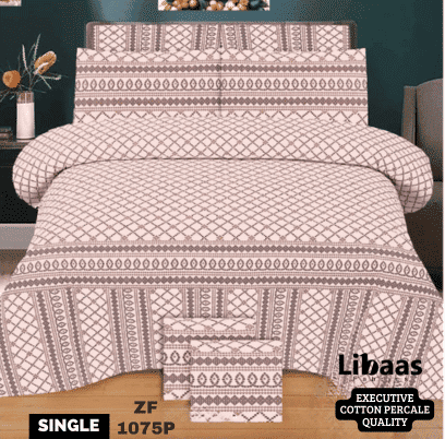 Premium Quality Single Bedsheet Set - Libaas Fabrics