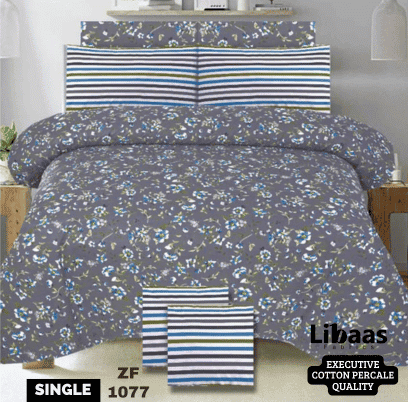 Premium Quality Single Bedsheet Set - Libaas Fabrics