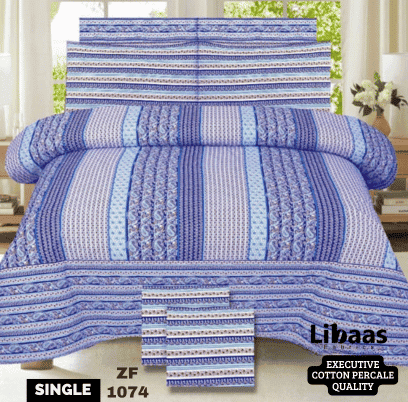 Premium Quality Single Bedsheet Set - Libaas Fabrics