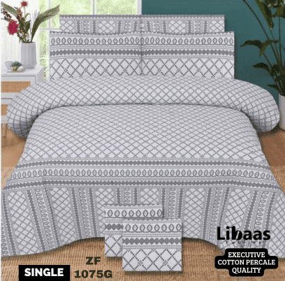 Premium Quality Single Bedsheet Set - Libaas Fabrics