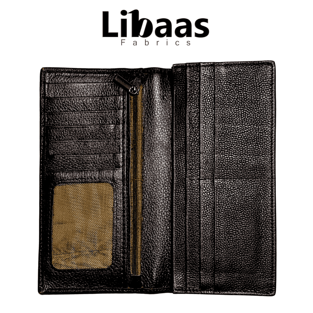 Premium Travel Wallet –Dark Brown Edition - Libaas Fabrics