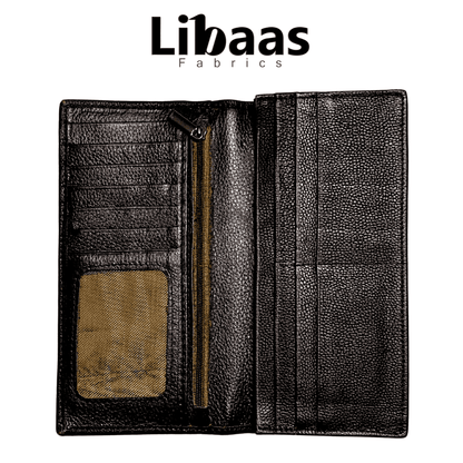 Premium Travel Wallet –Dark Brown Edition - Libaas Fabrics