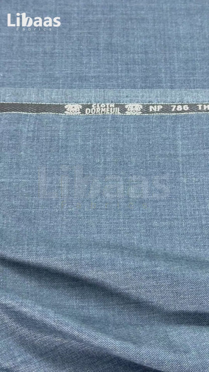 Imported Suiting Steel Blue Heather High Twist Blend – England Fashion (Dormeuil Imported)