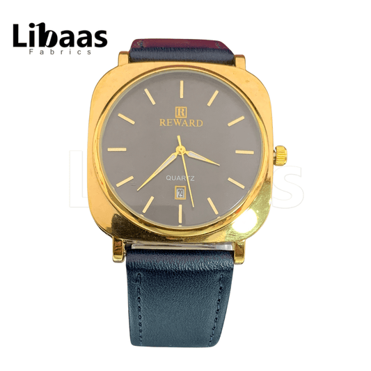 REWARD Leather Strap Premium Watch - Libaas Fabrics
