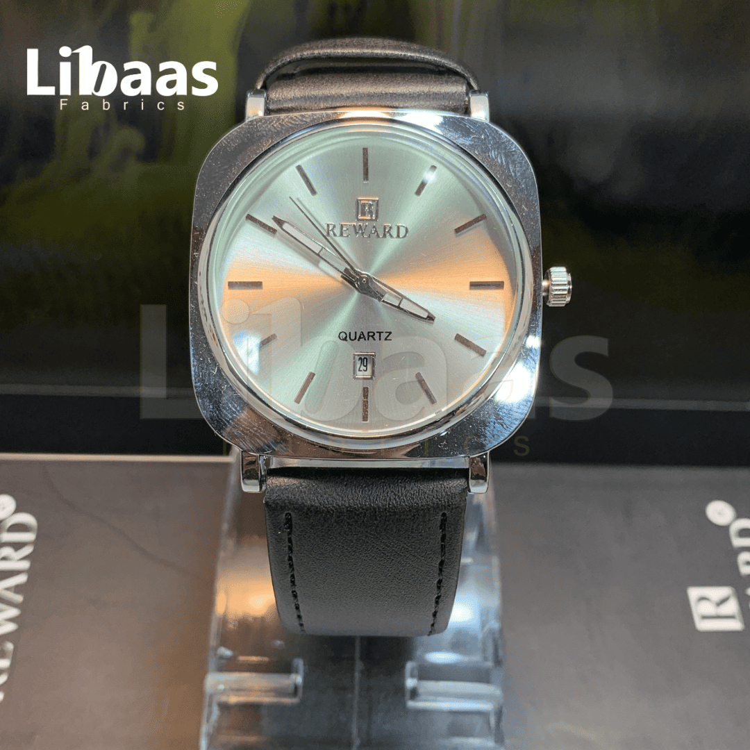 REWARD Leather Strap Premium Watch - Libaas Fabrics