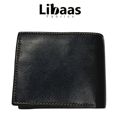 Sheep Leather Wallet Collection – Dark Brown - Libaas Fabrics